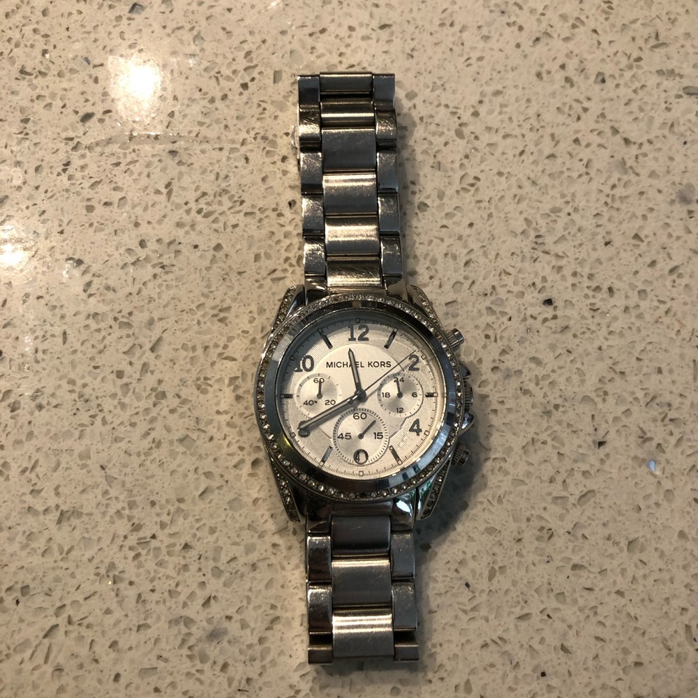Silver Michael Kors watch